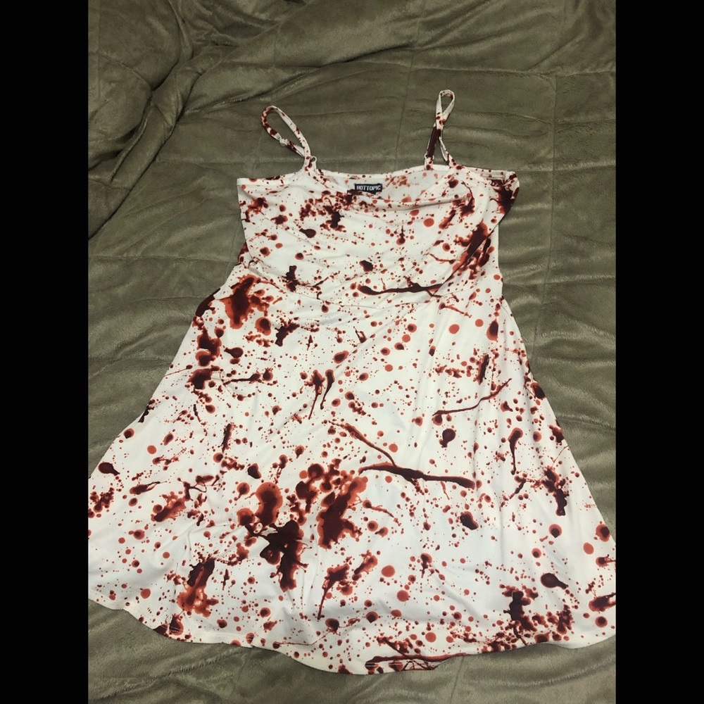 Hot Topic Blood Splatter Tank dress